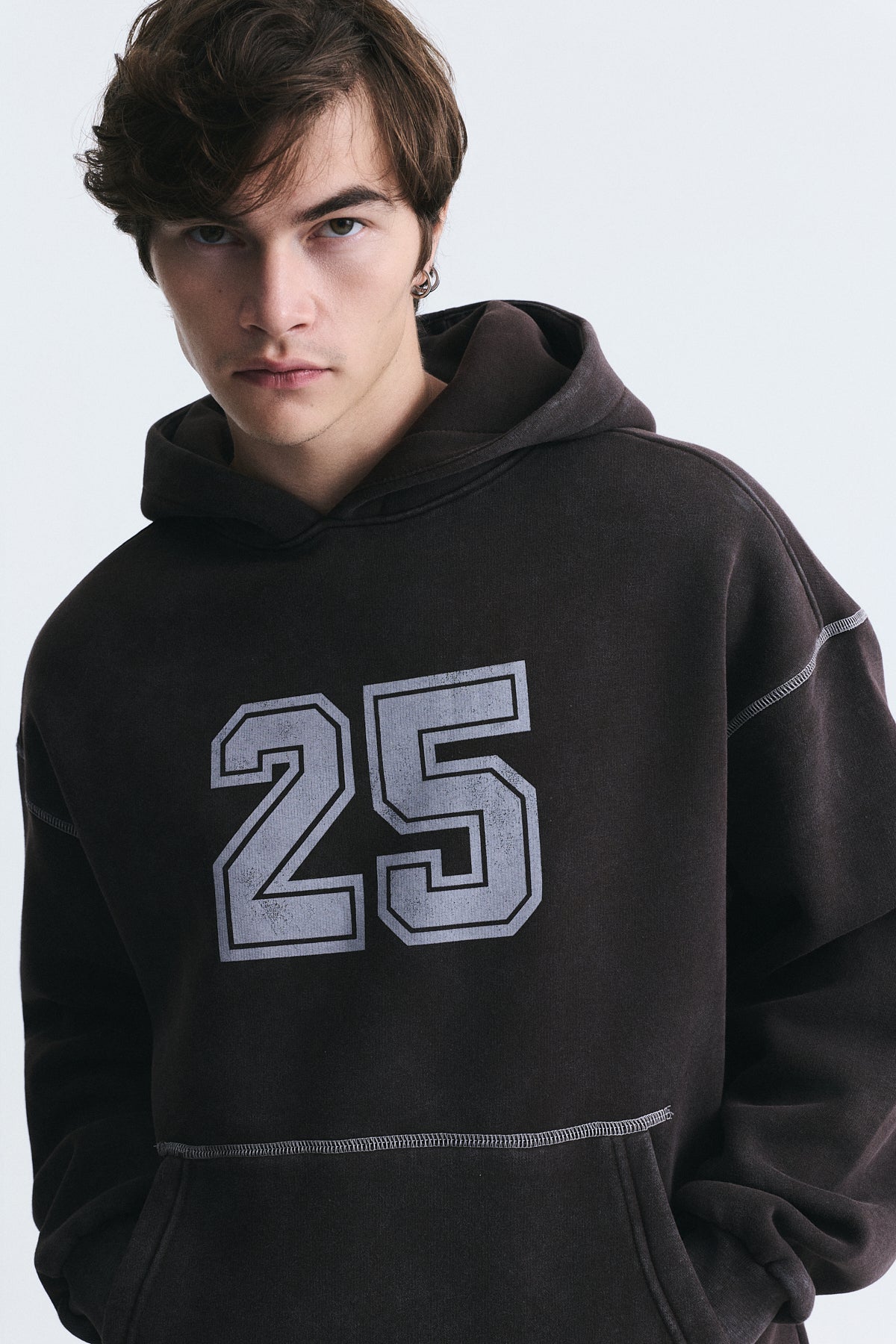 Printed Oversized Sweatshirt