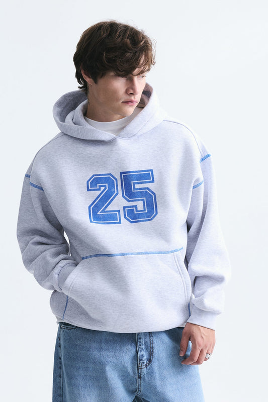 Printed Oversized Sweatshirt