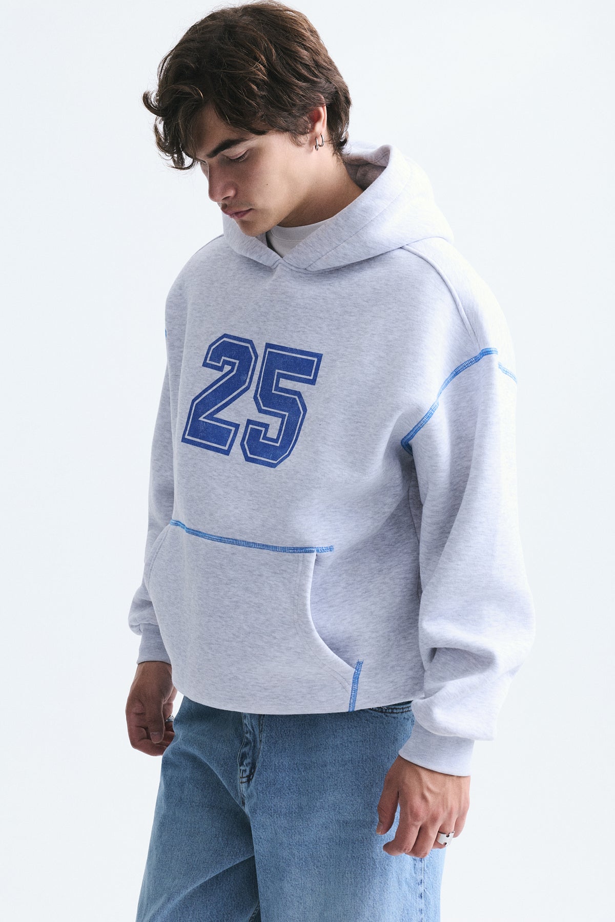 Printed Oversized Sweatshirt