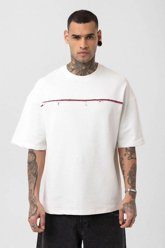 Oversized T-Shirt with Back Print (Machine Washable)