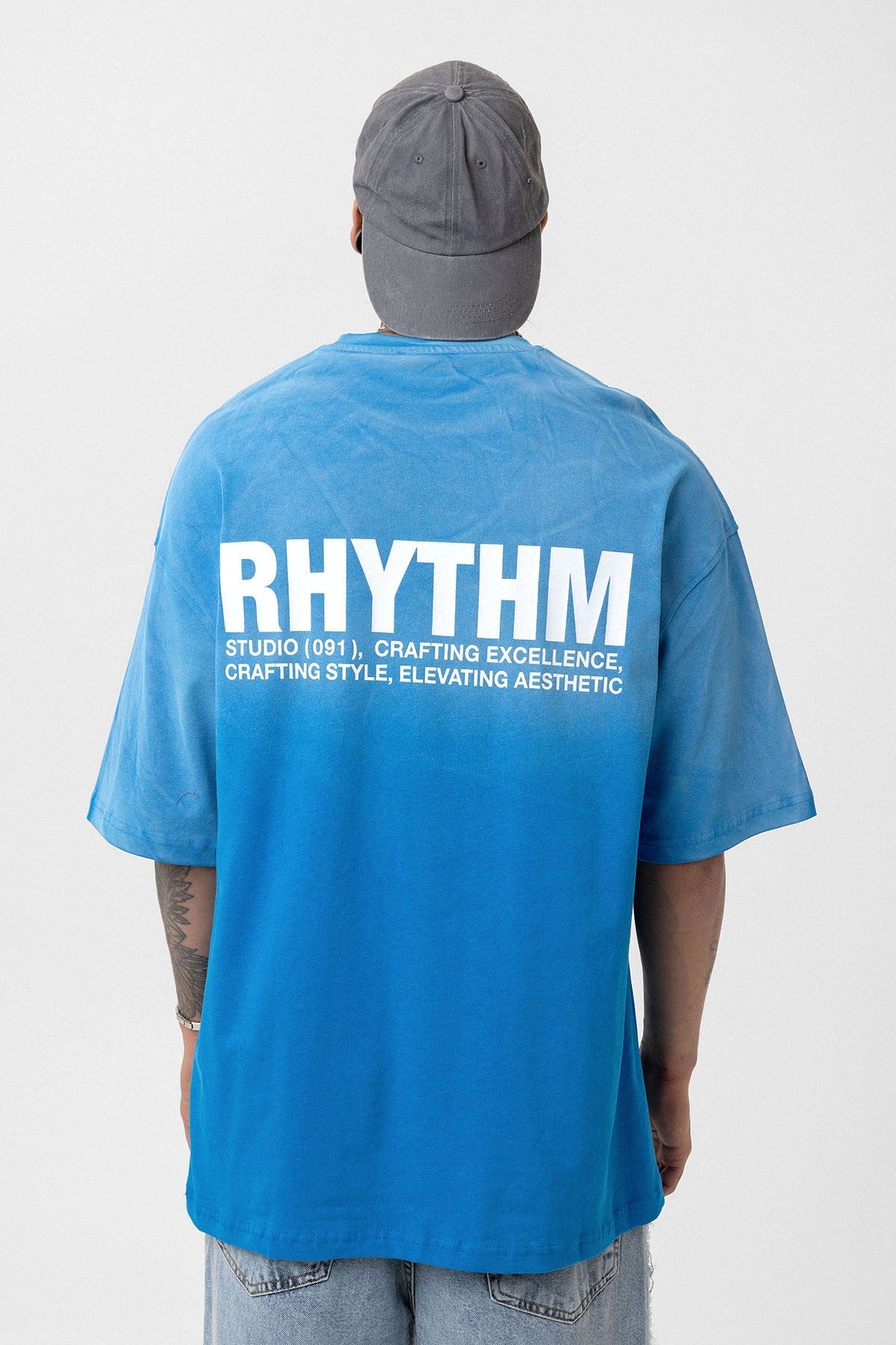 Oversized T-Shirt with Back Print (Machine Washable)
