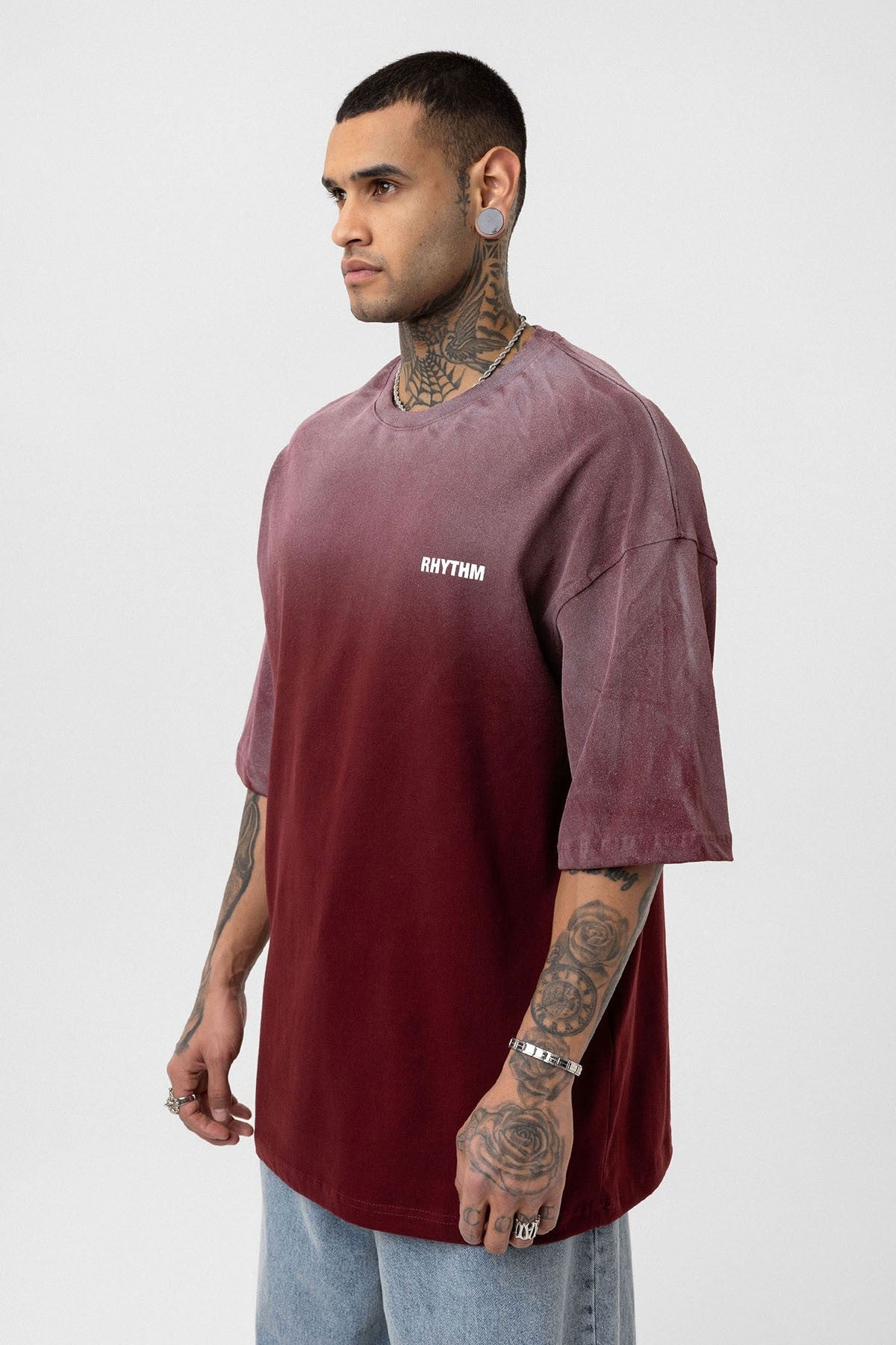 Oversized T-Shirt with Back Print (Machine Washable)