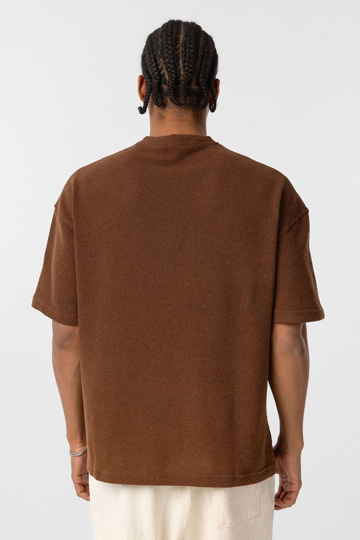 Basic Oversized Button-Down T-Shirt