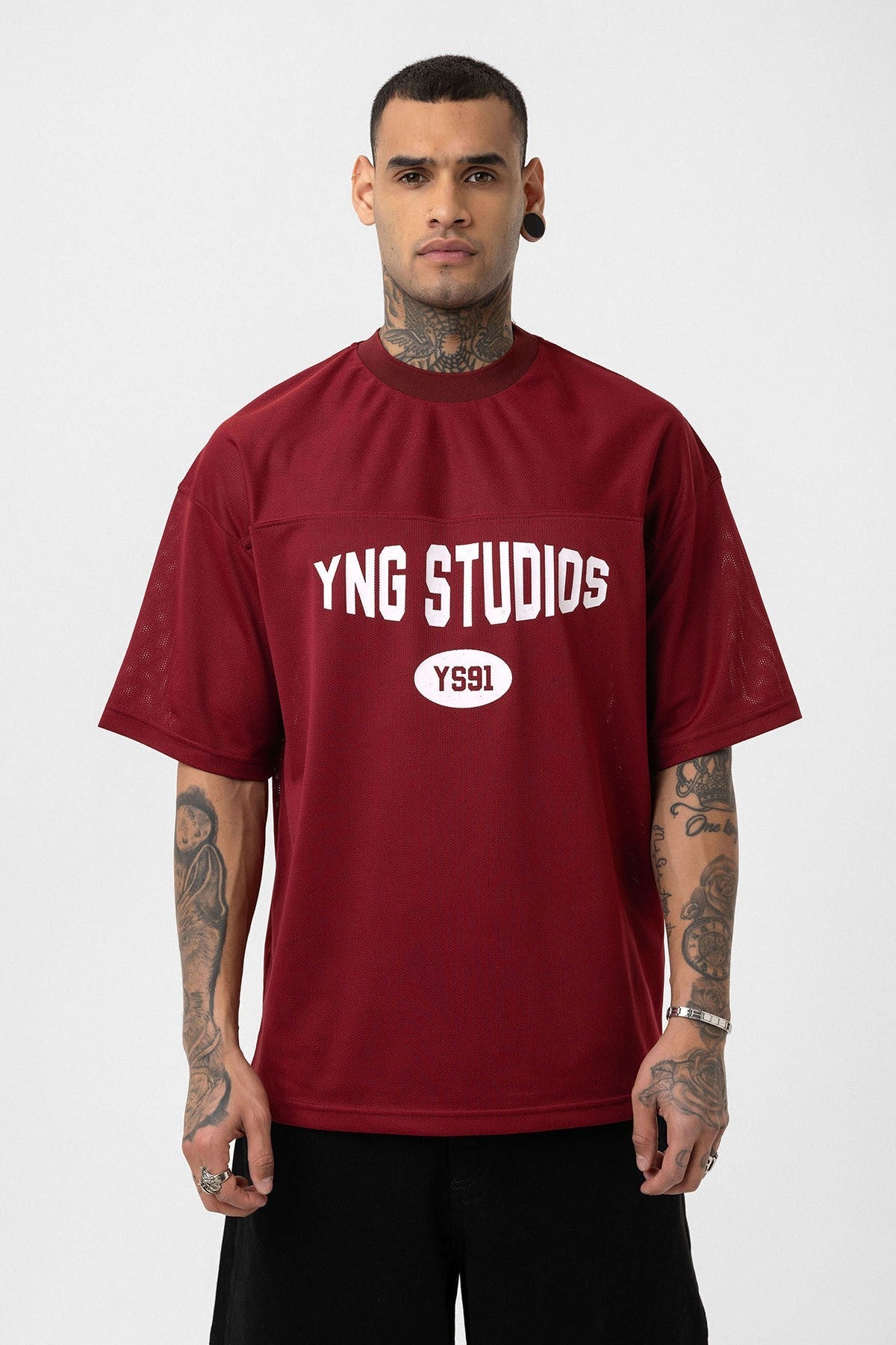 Oversized Printed Jersey T-Shirt V70-41