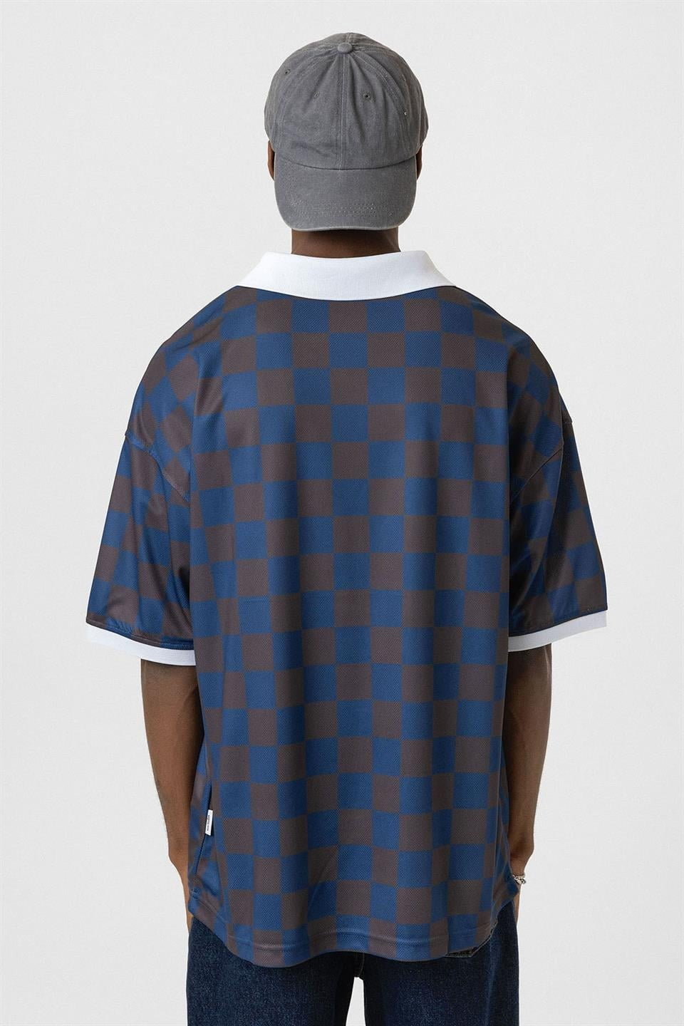 Oversized Polo-Neck T-Shirt