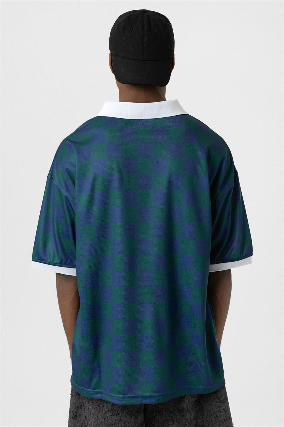 Oversized Polo-Neck T-Shirt