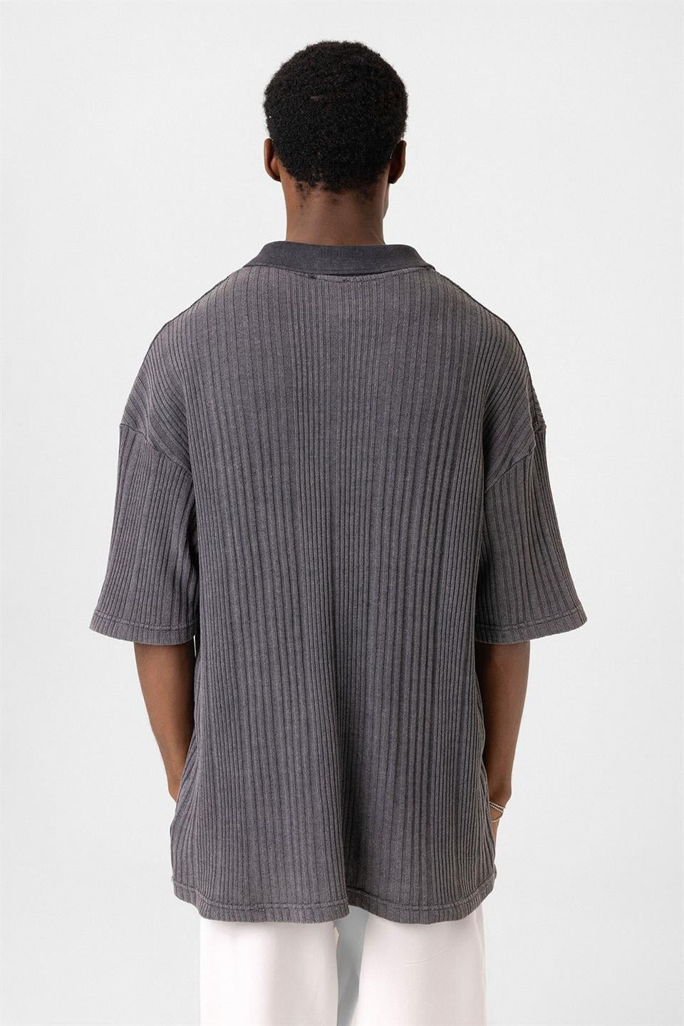 Oversized Polo-Neck Sweater
