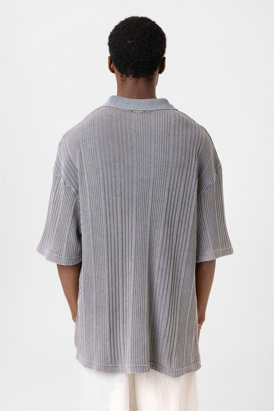Oversized Polo-Neck Sweater