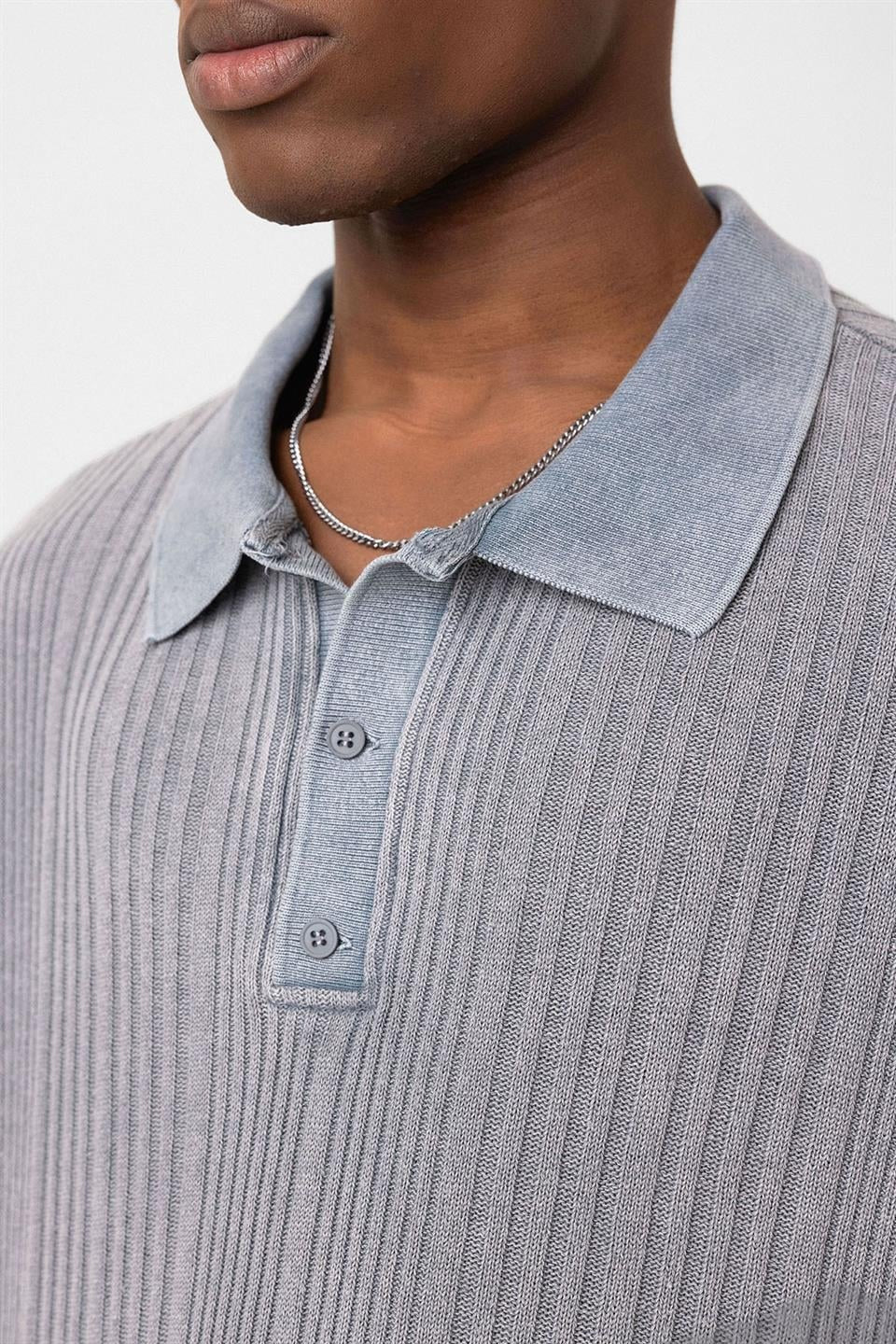 Oversized Polo-Neck Sweater
