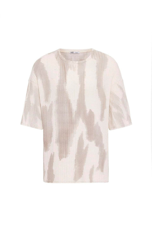 Oversized Knit T-Shirt (Machine Washable)