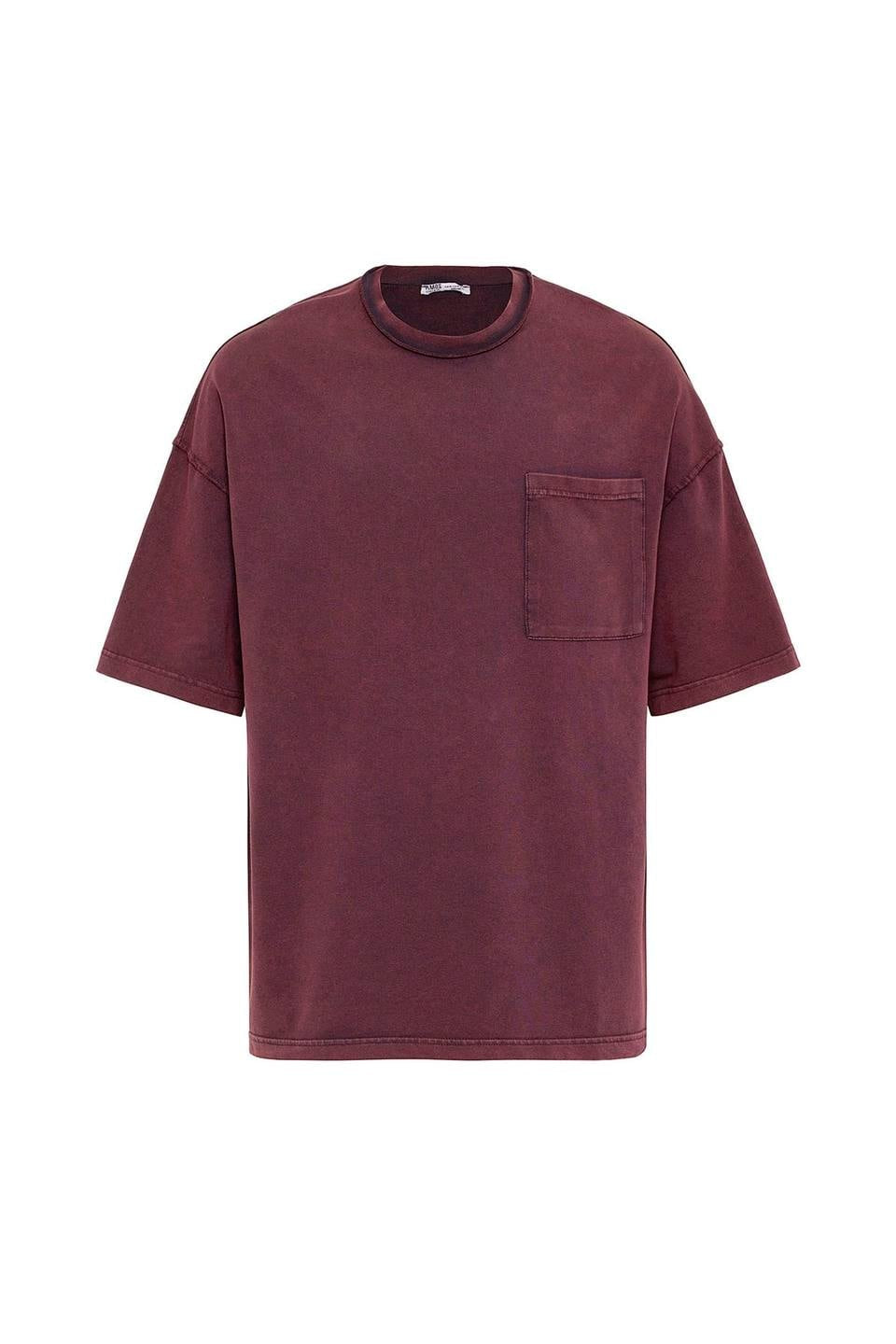 Oversized T-Shirt with Pockets (Machine Washable)
