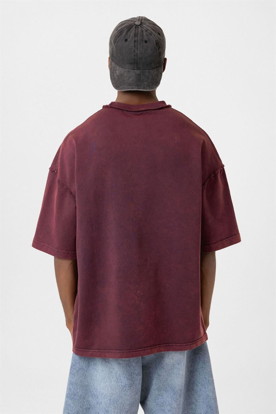 Oversized T-Shirt with Pockets (Machine Washable)