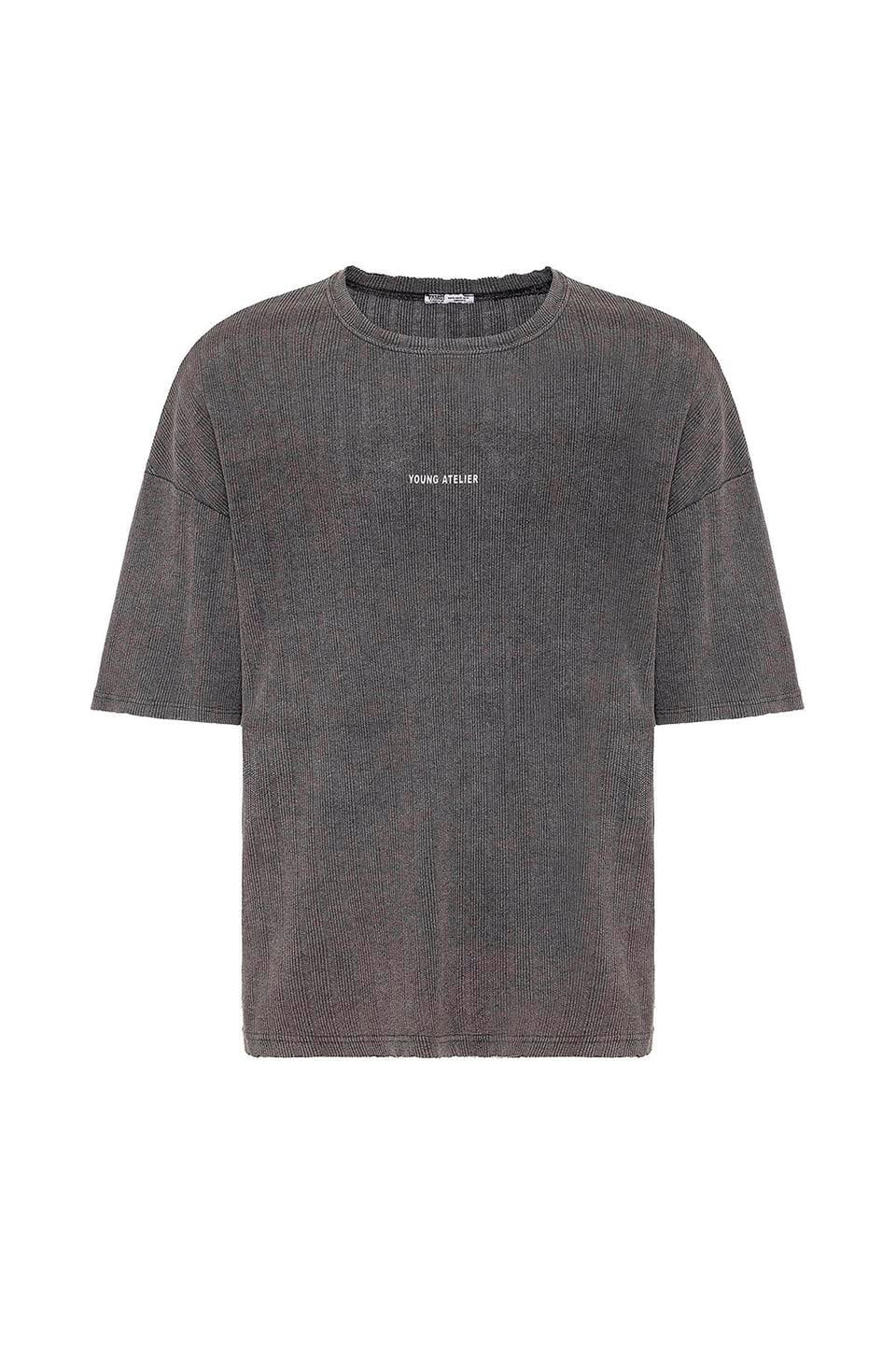 Oversized Knit T-Shirt (Machine Washable)