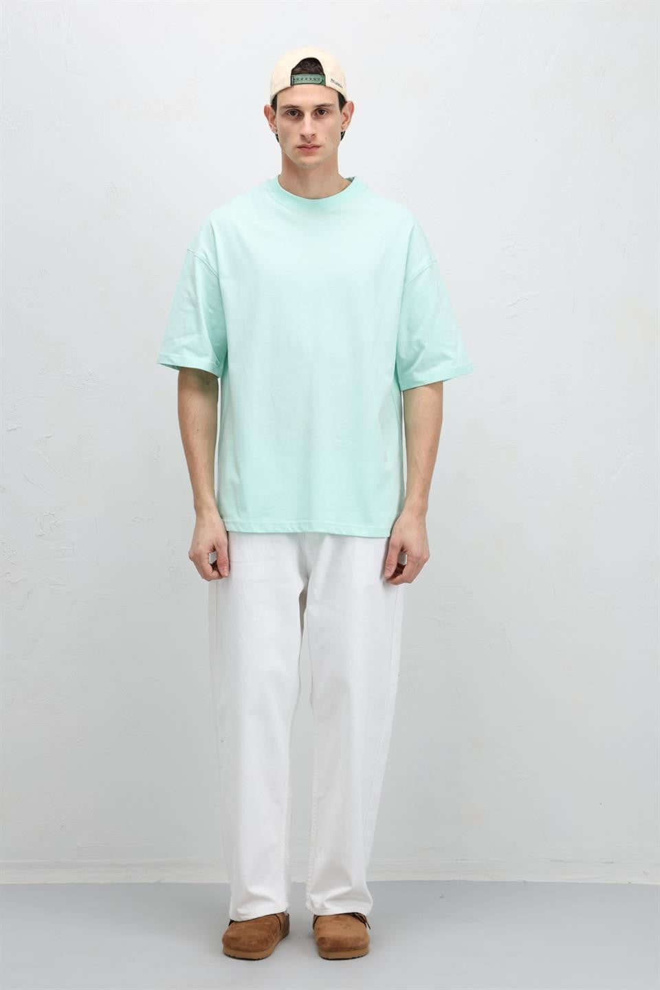 Basic Oversized Crew-Neck T-Shirt