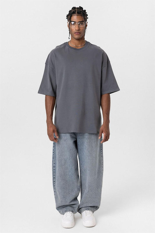 Basic Oversized Crew-Neck T-Shirt