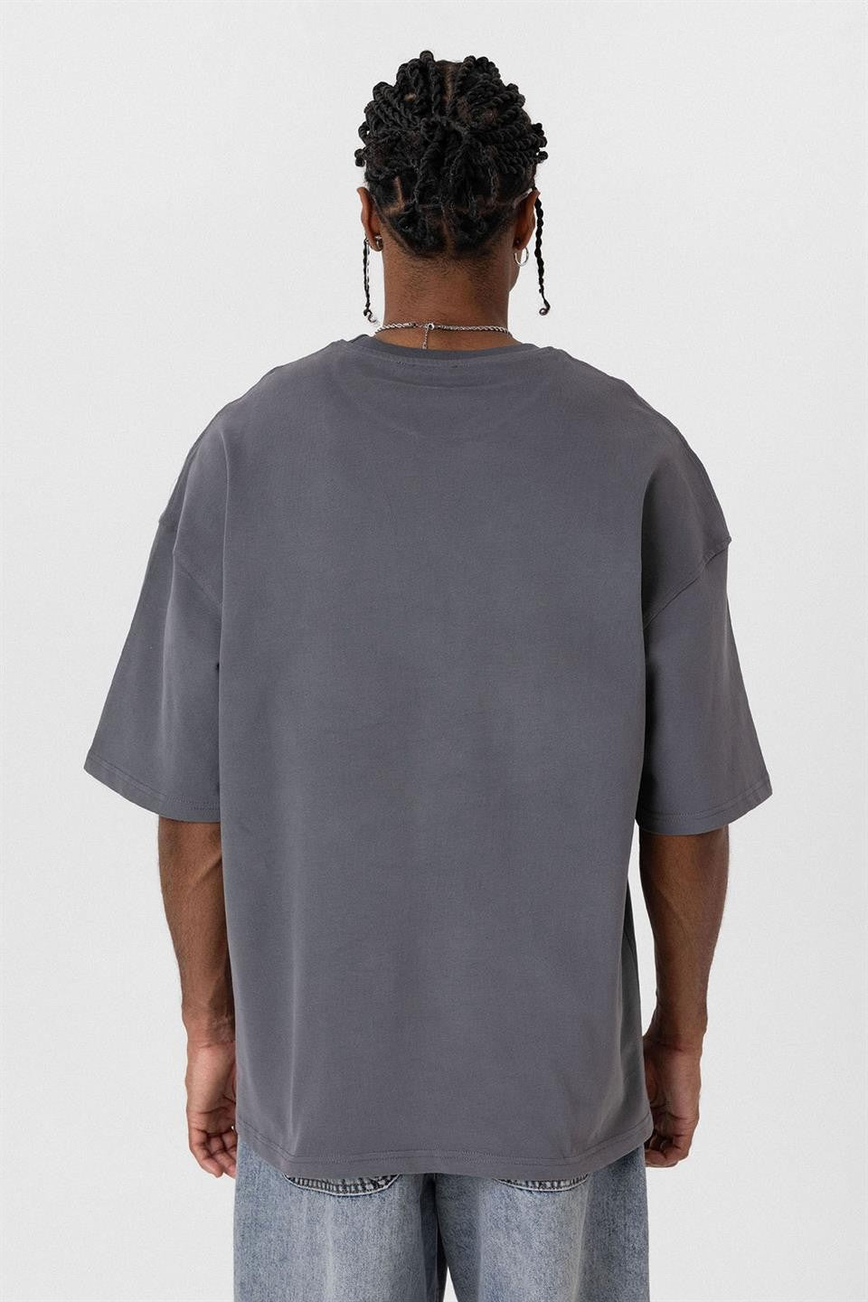Basic Oversized Crew-Neck T-Shirt