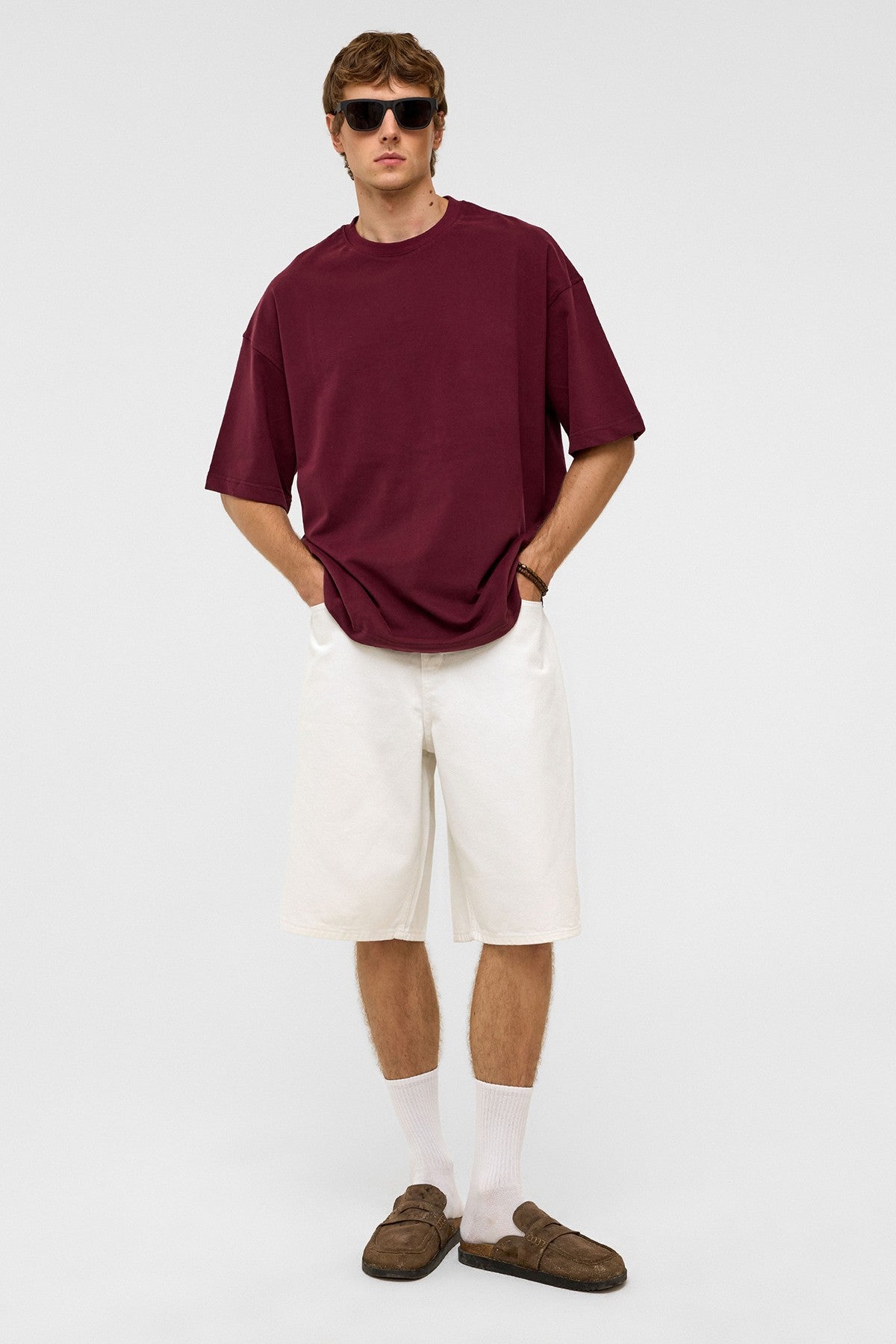 Basic Oversized Crew-Neck T-Shirt