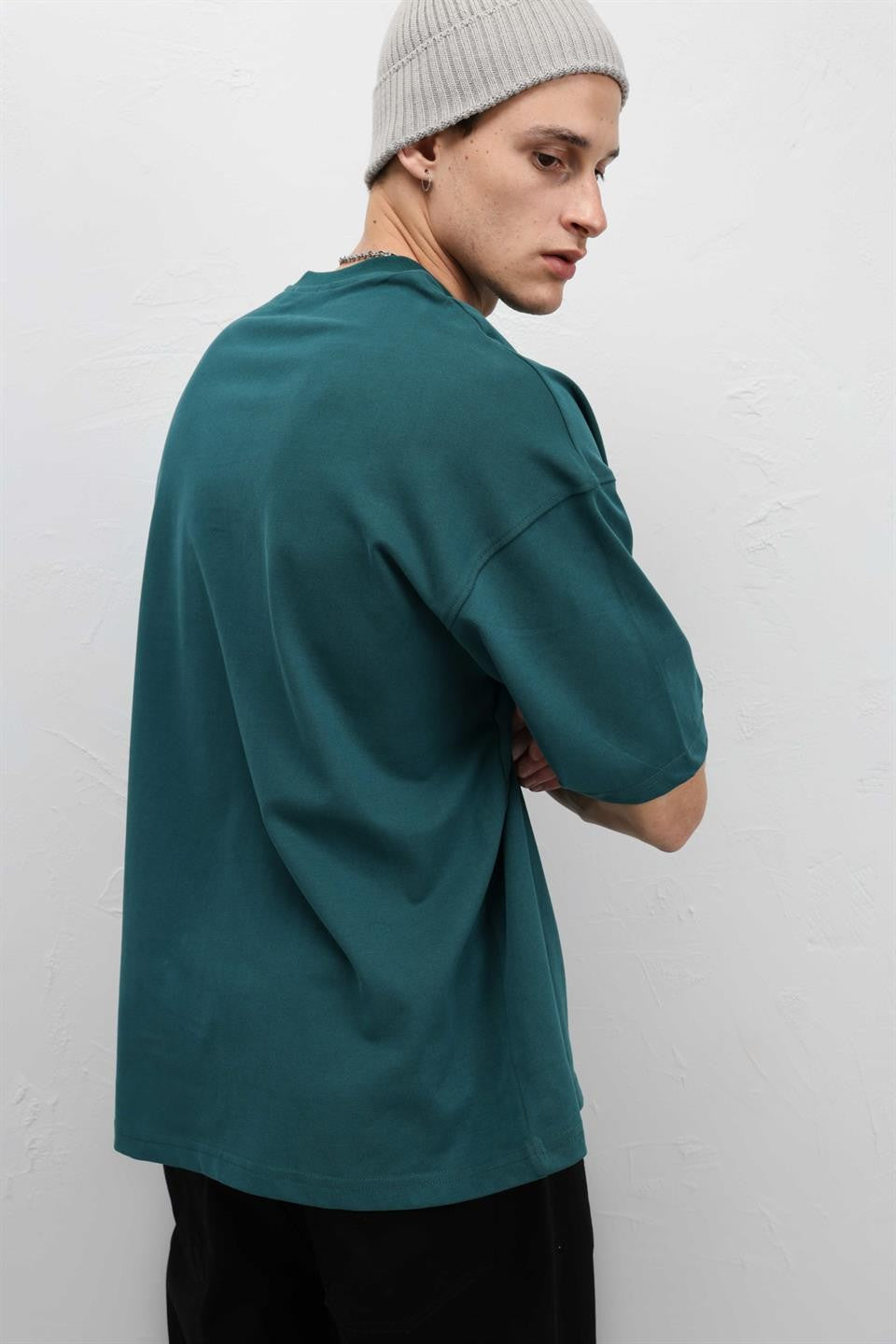 Basic Oversized Crew-Neck T-Shirt