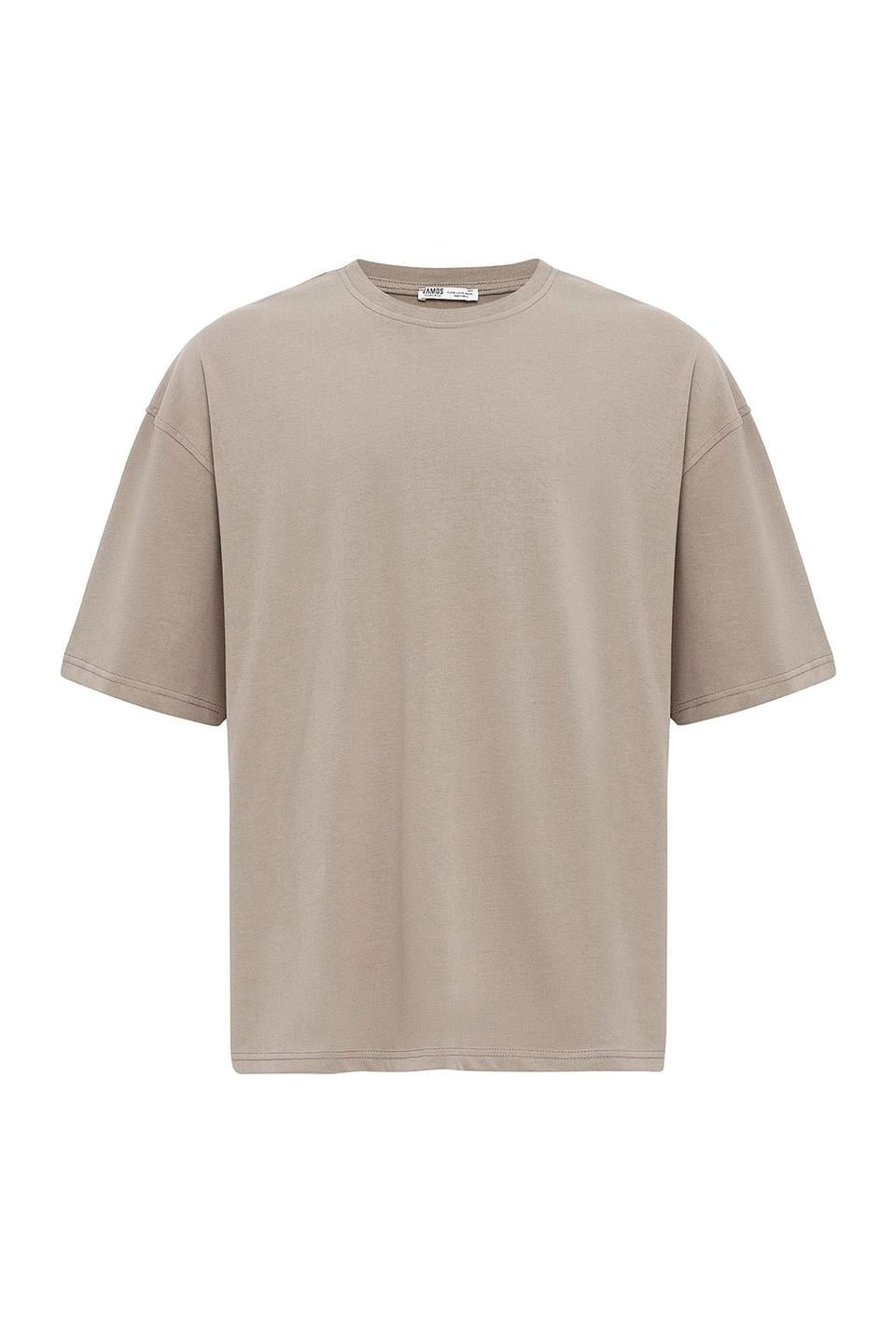Basic Oversized Crew-Neck T-Shirt