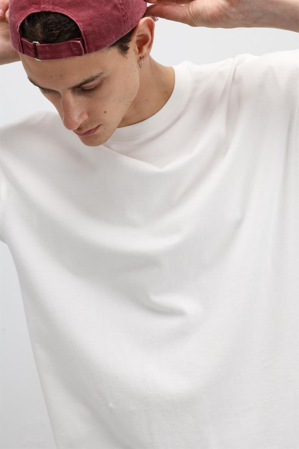 Basic Oversized Crew-Neck T-Shirt