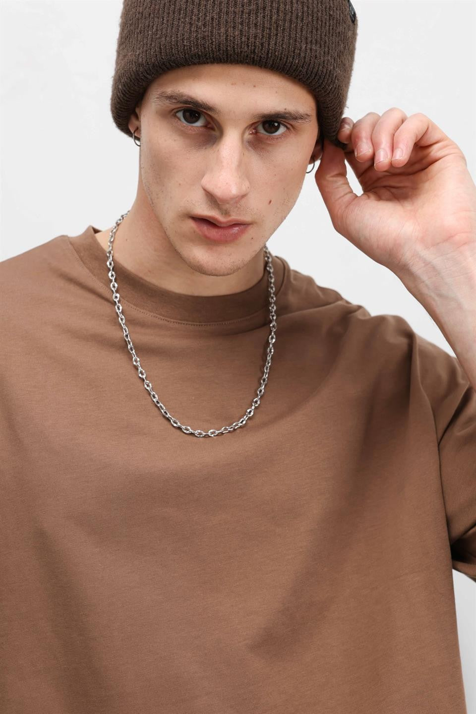 Basic Oversized Crew-Neck T-Shirt