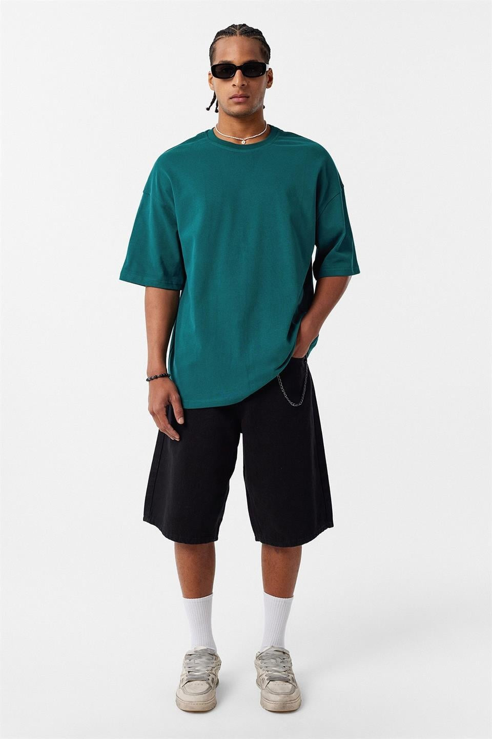 Basic Oversized Crew-Neck T-Shirt