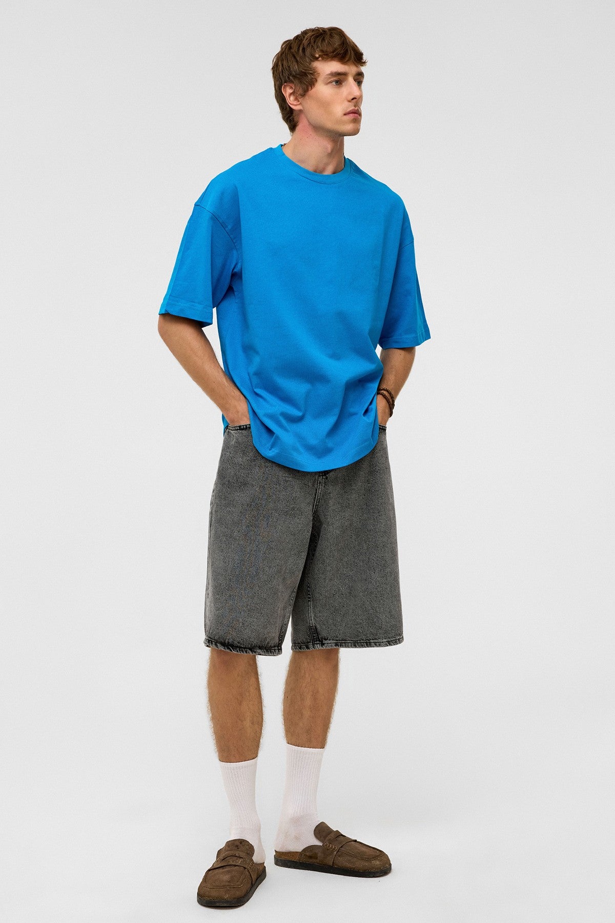 Basic Oversized Crew-Neck T-Shirt