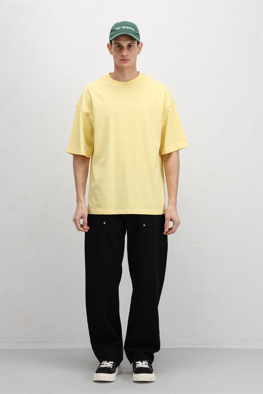 Basic Oversized Crew-Neck T-Shirt
