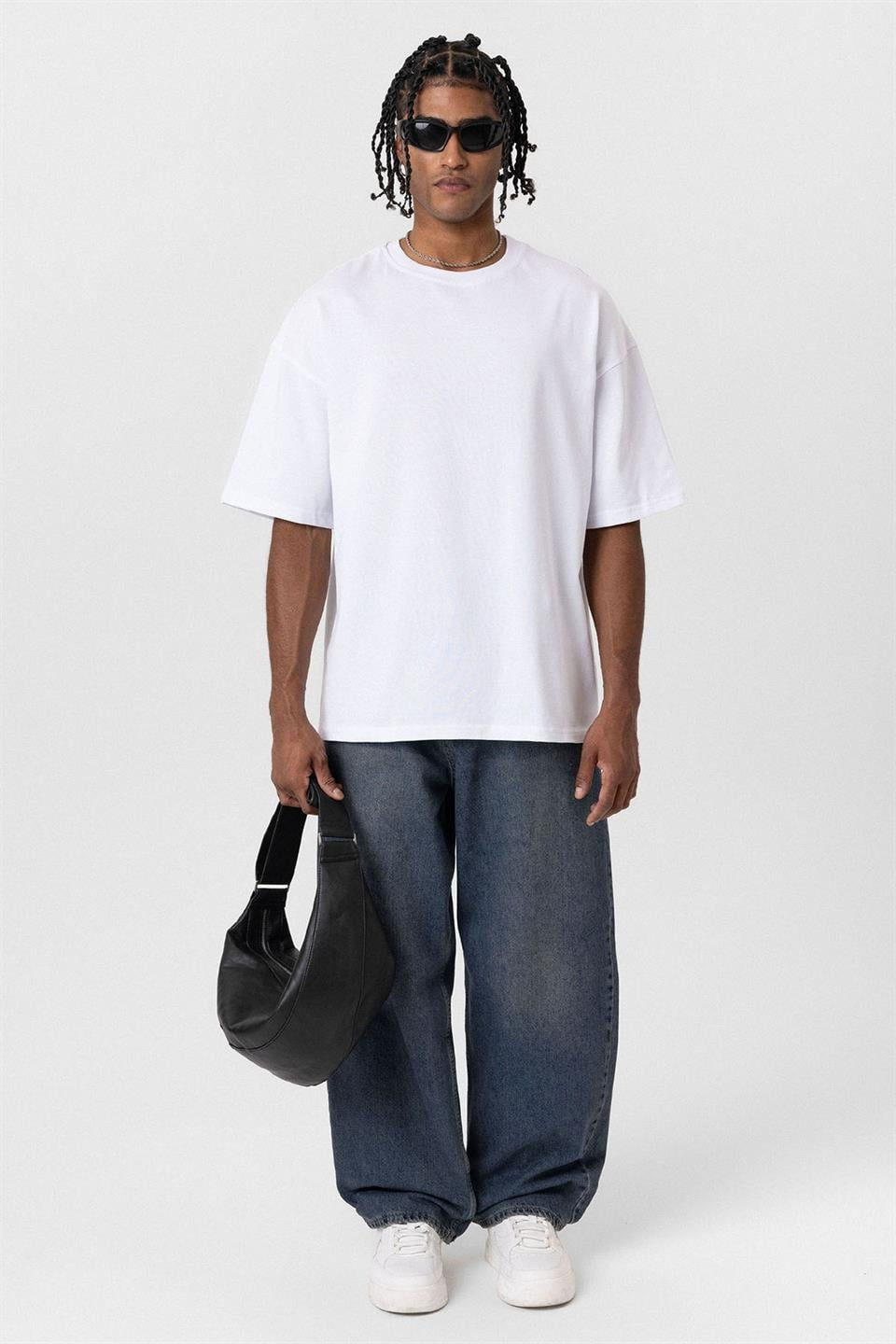 Basic Oversized Crew-Neck T-Shirt