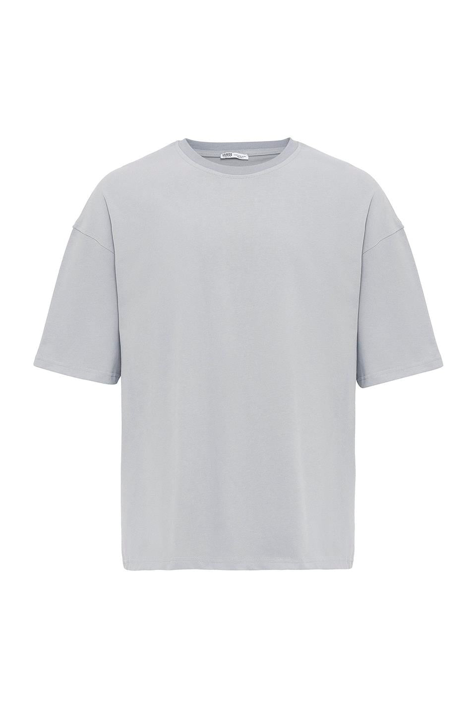 Basic Oversized Crew-Neck T-Shirt