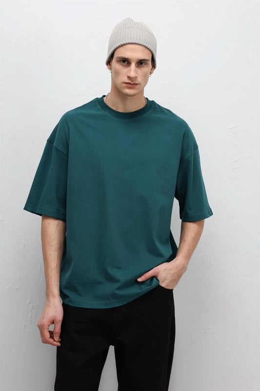Basic Oversized Crew-Neck T-Shirt