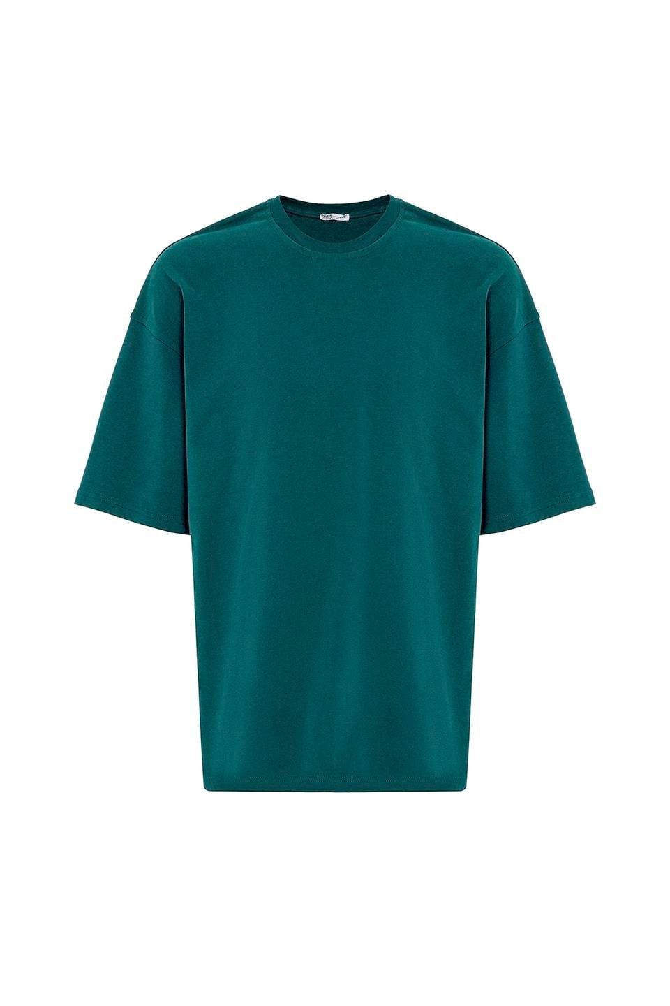 Basic Oversized Crew-Neck T-Shirt