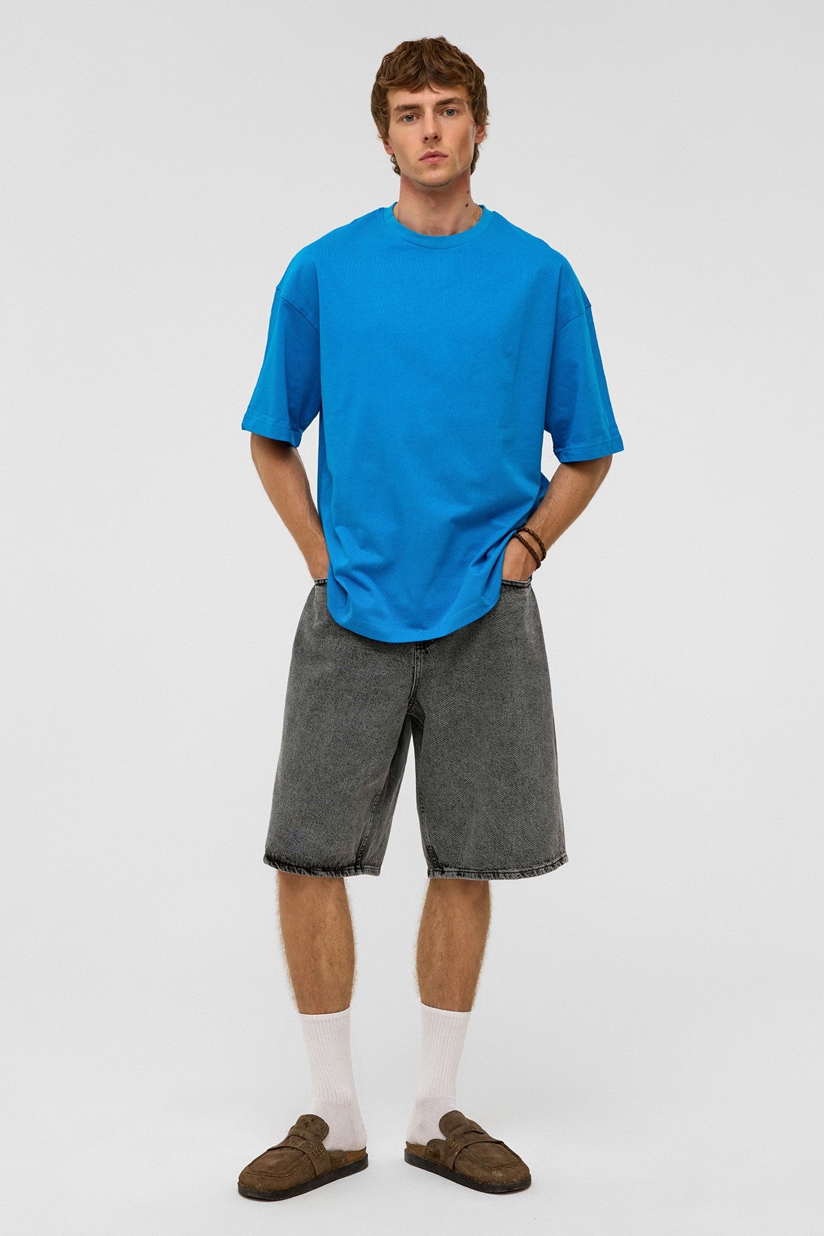 Basic Oversized Crew-Neck T-Shirt
