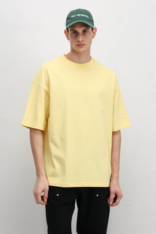 Basic Oversized Crew-Neck T-Shirt