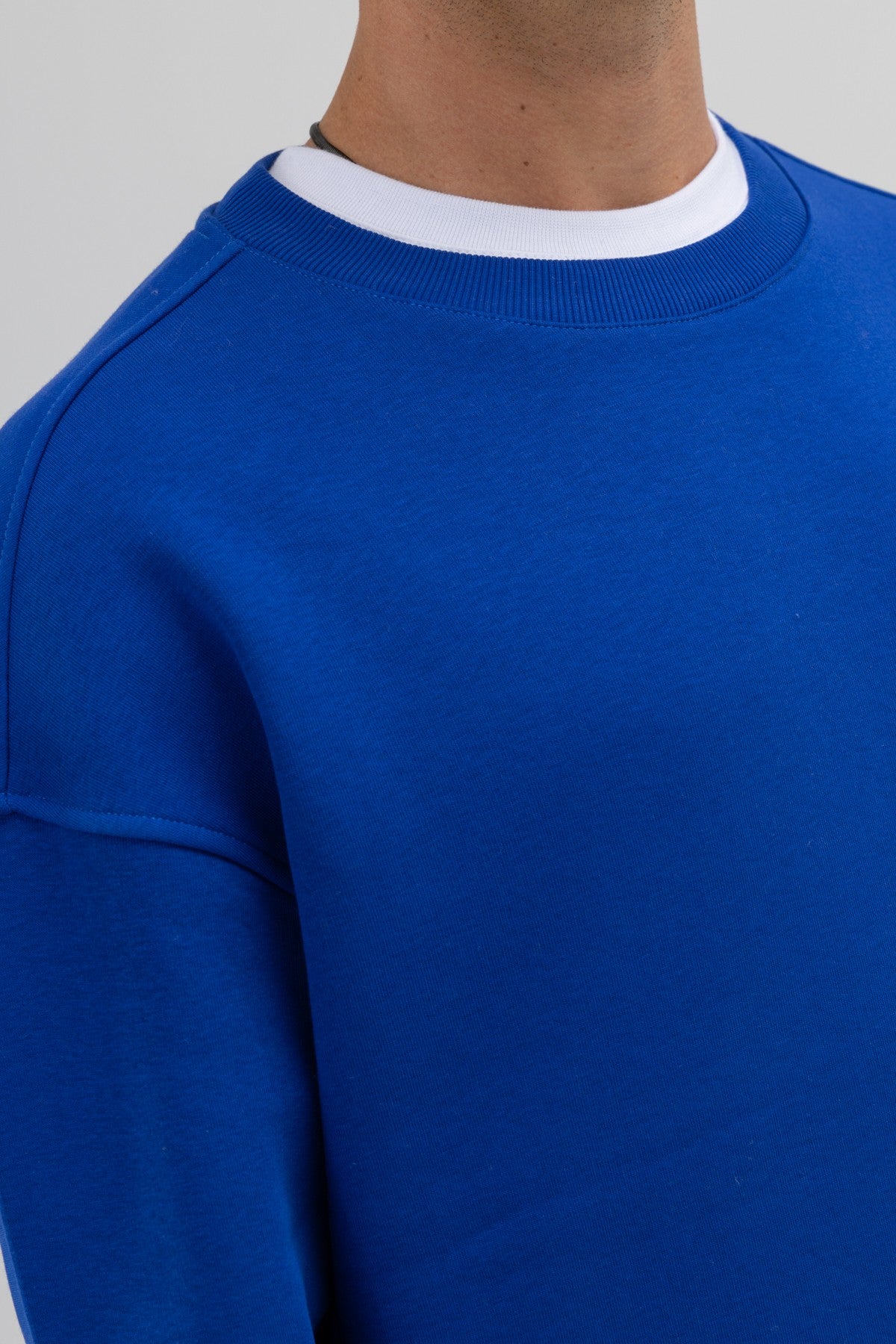 Basic Crew Neck Oversized Sweatshirt