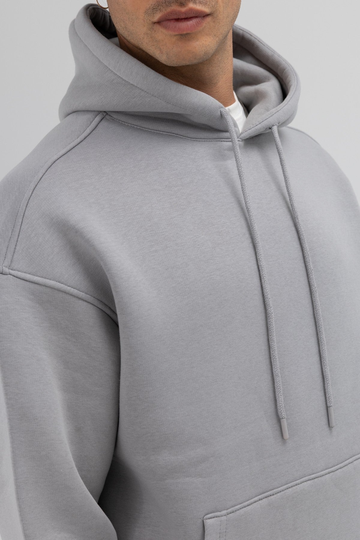 Basic Oversized Hooded Sweatshirt