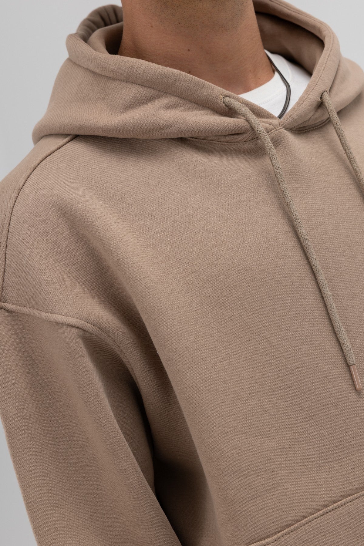 Basic Oversized Hooded Sweatshirt
