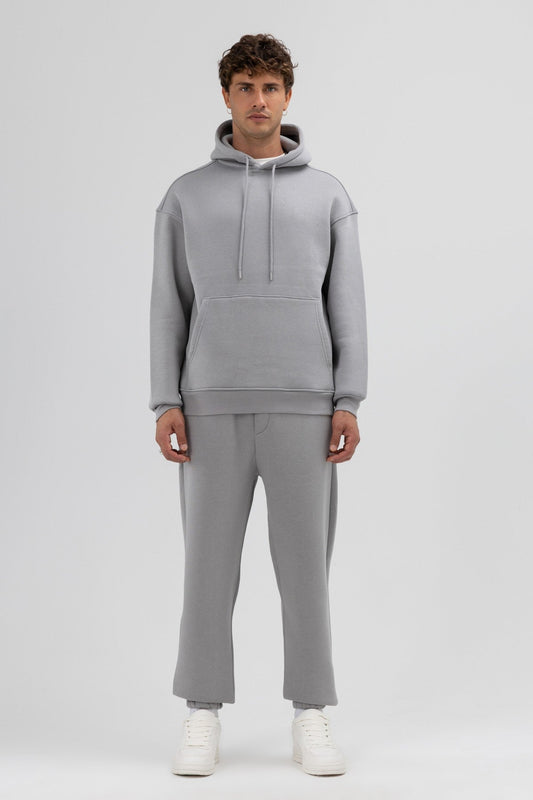 Basic Oversized Hooded Sweatshirt