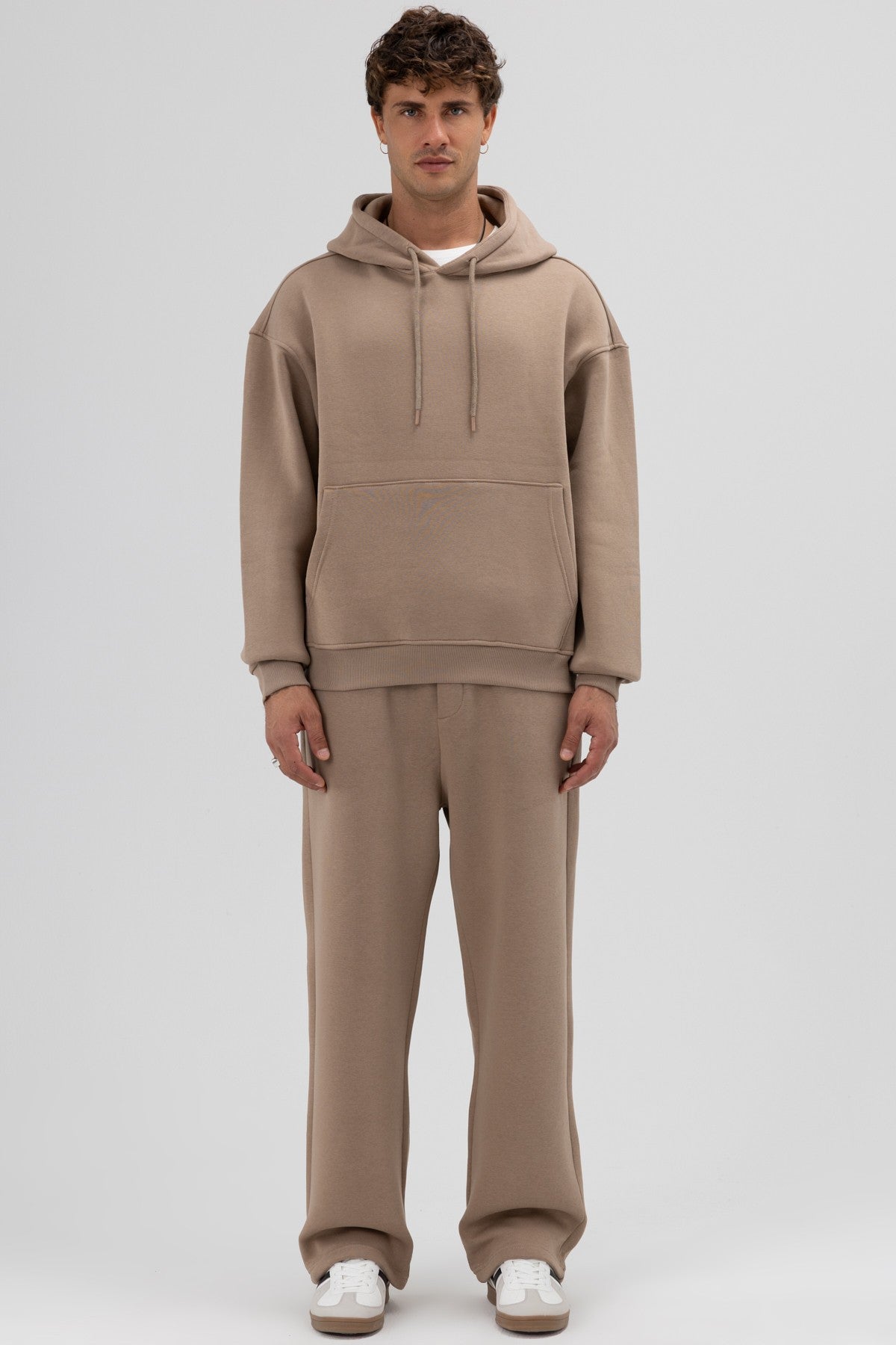 Basic Oversized Hooded Sweatshirt