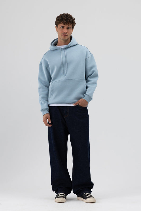 Basic Oversized Hooded Sweatshirt