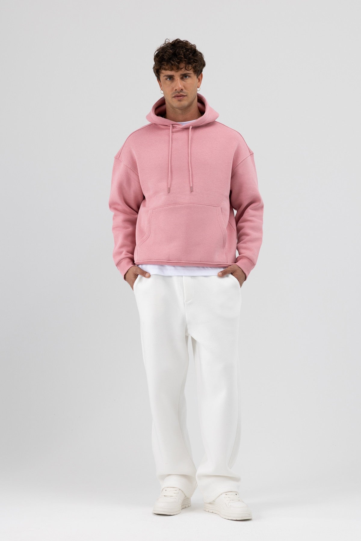 Basic Oversized Hooded Sweatshirt