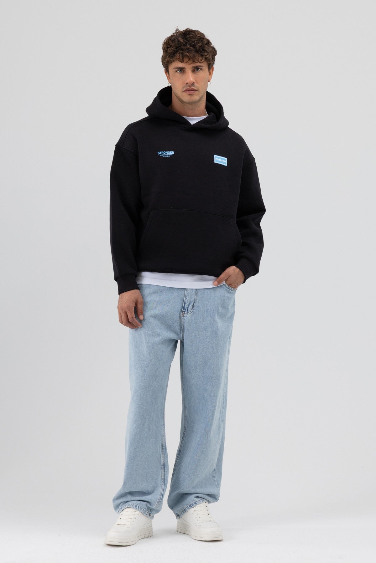 Oversized Sweatshirt with Back Print