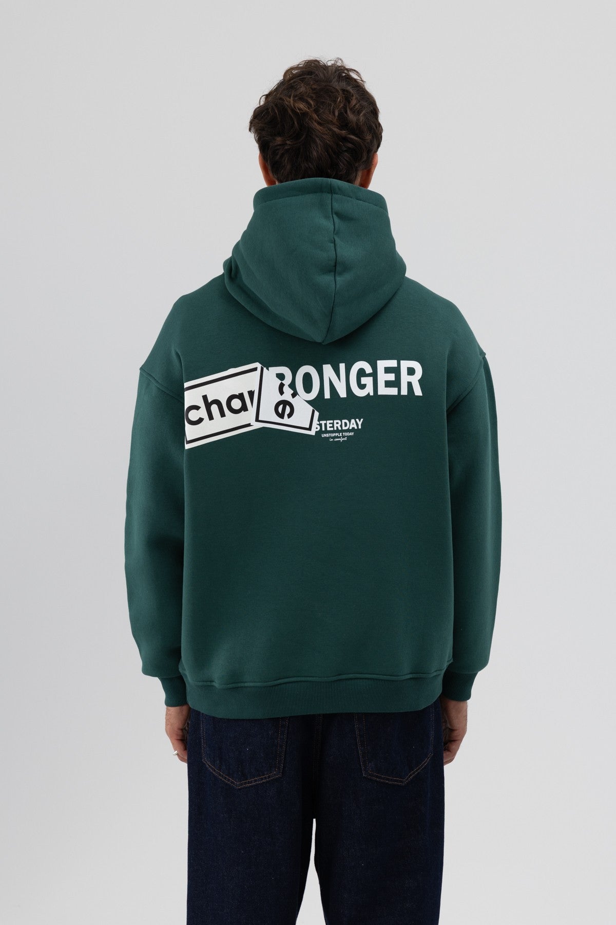 Oversized Sweatshirt with Back Print