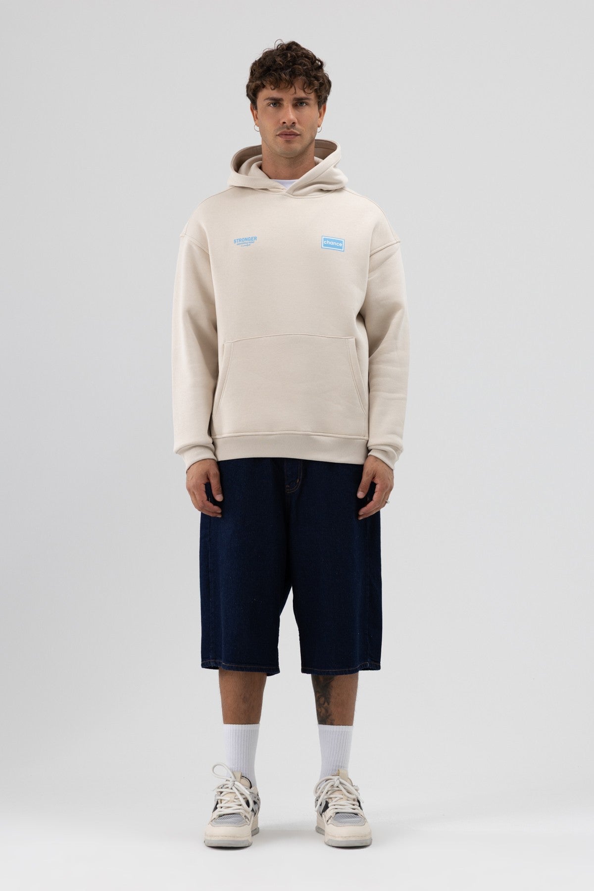 Oversized Sweatshirt with Back Print