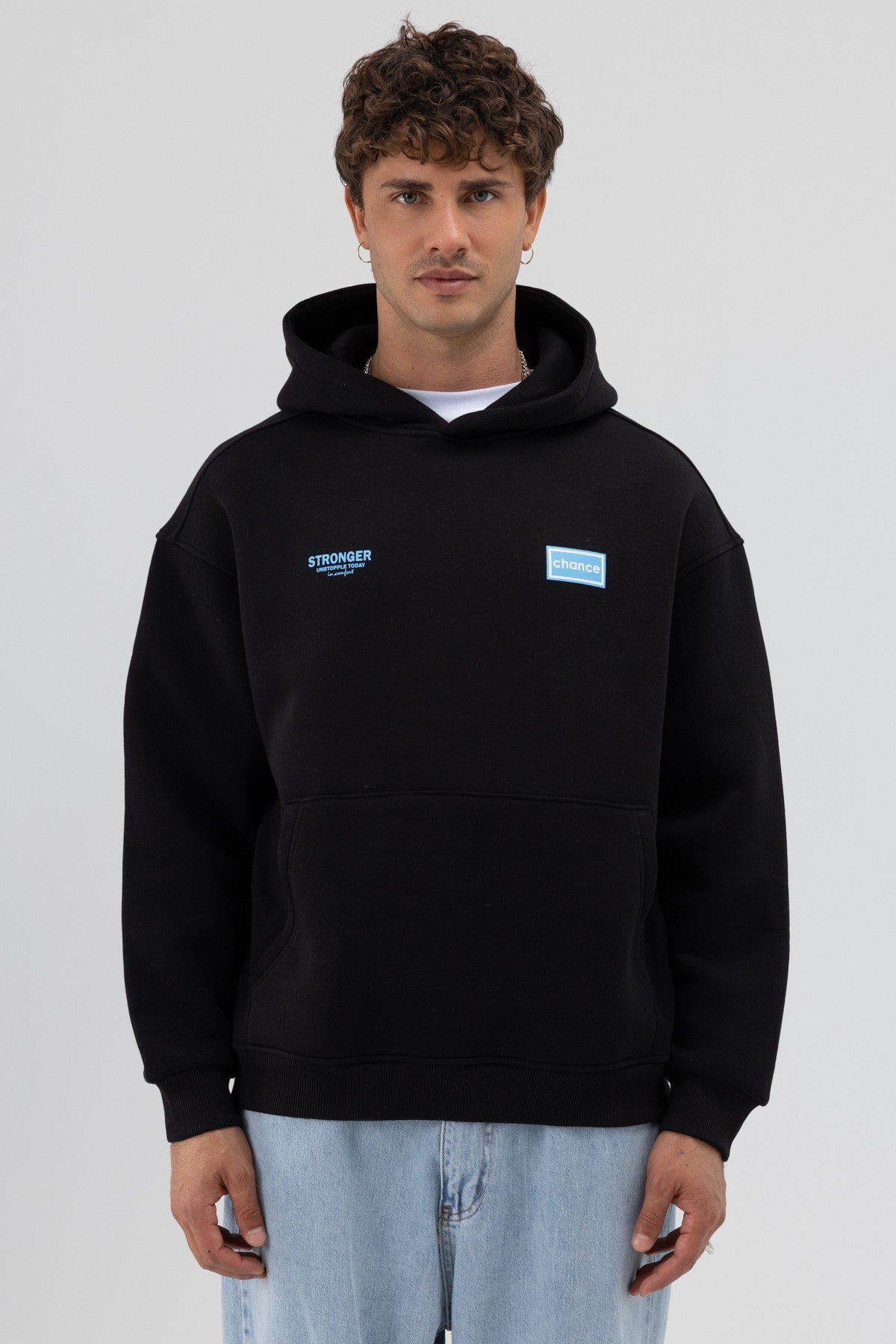 Oversized Sweatshirt with Back Print