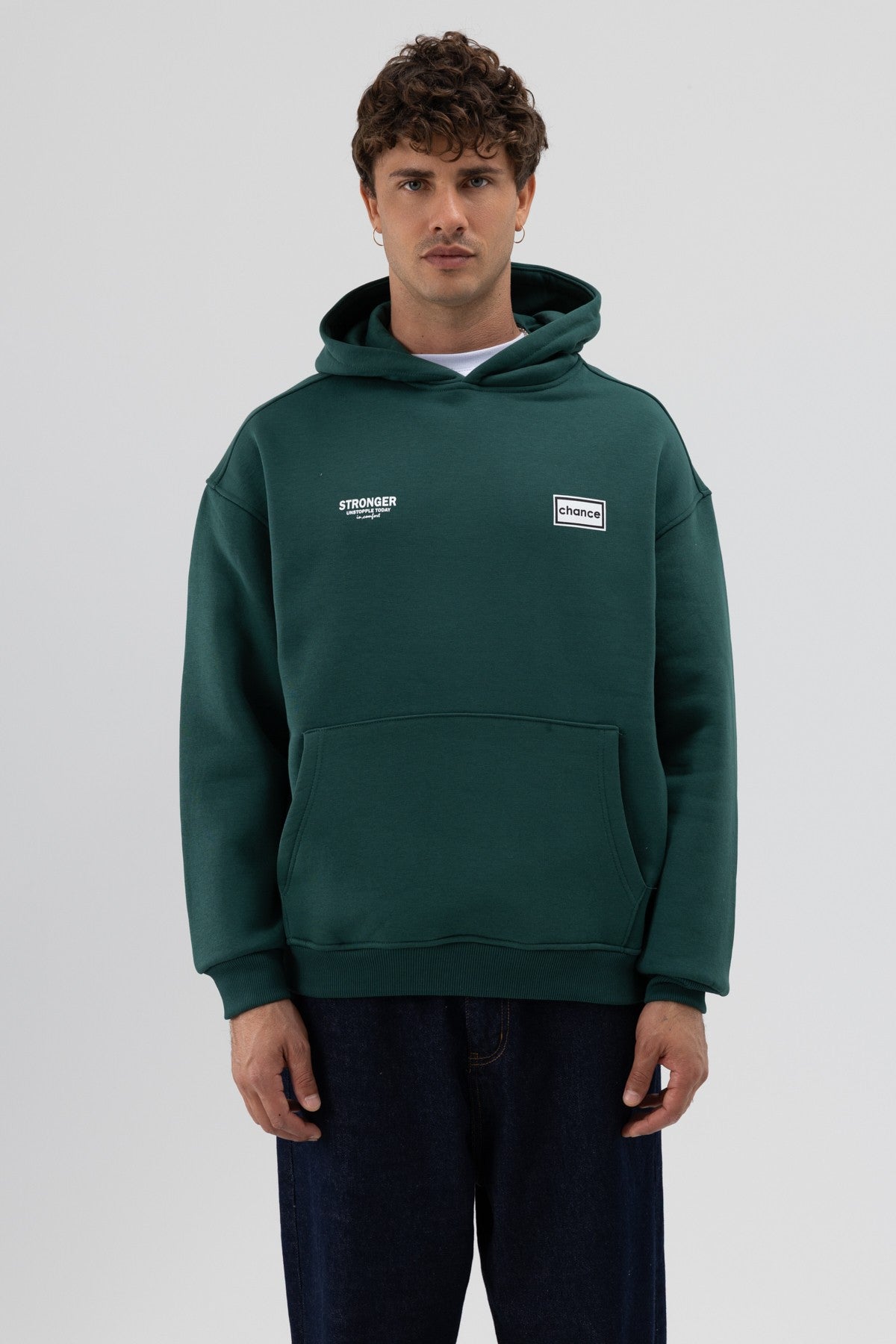 Oversized Sweatshirt with Back Print