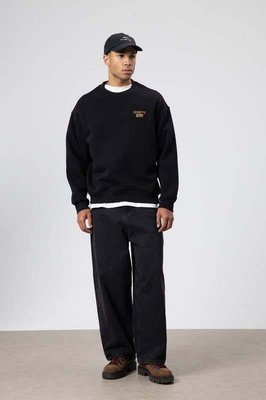 Oversized Bike Neck Print Sweatshirt V70-95