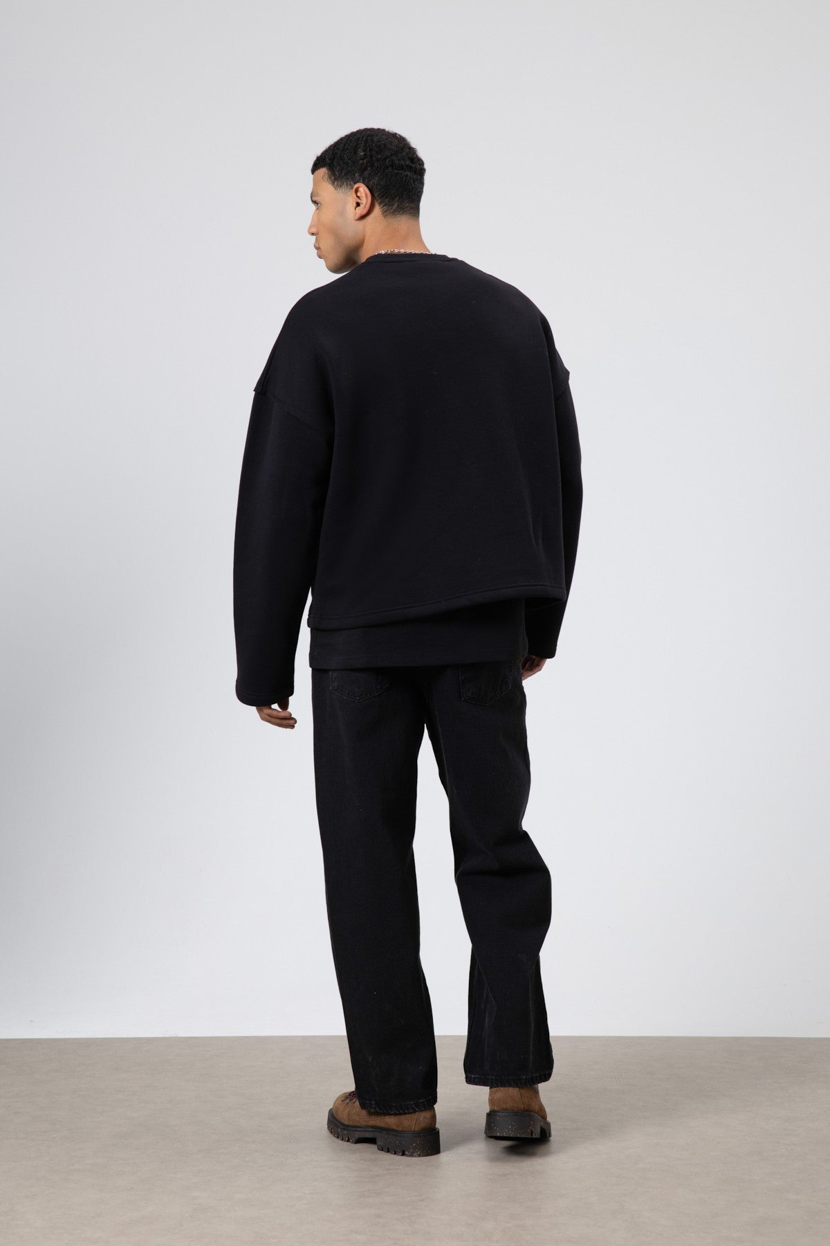 Boxy Fit Basic Sweatshirt