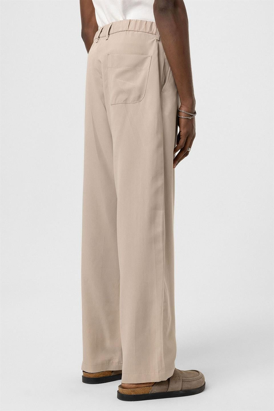 Relaxed-Fit Fabric Pants