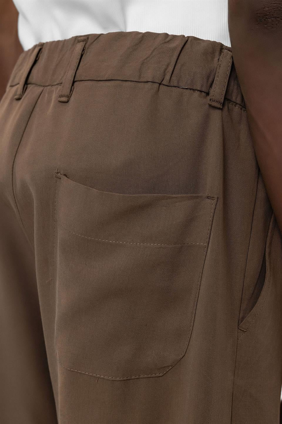 Relaxed-Fit Fabric Pants